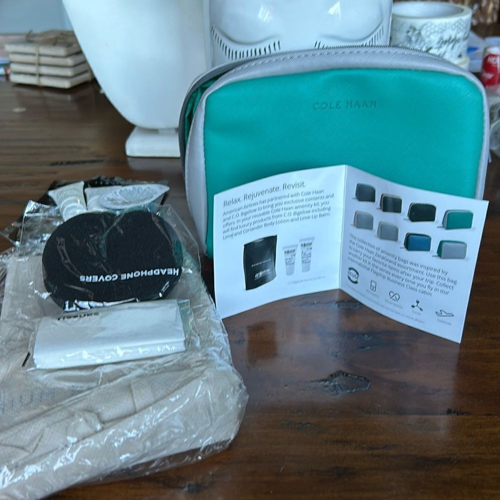 Cole Haan cosmetic bag bundle